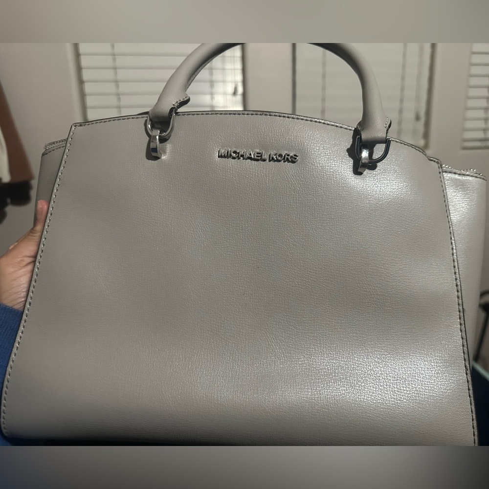 Michael Kors Leather Shoulder Bag - Picture 3 of 6